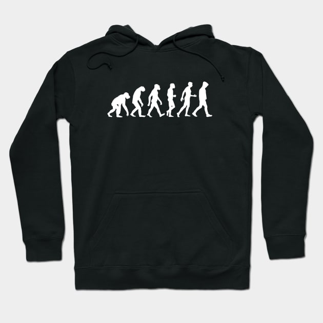 Hoodie Evolution-Man-Joke-Humor-Urban Hoodie by StabbedHeart